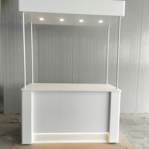 Marktstand 180x80x250 cm in weiß