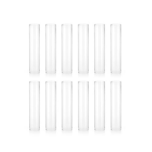 Sale: Used hurricane glass cylinder without base 5.5 x 30cm (PU12) with wax residue