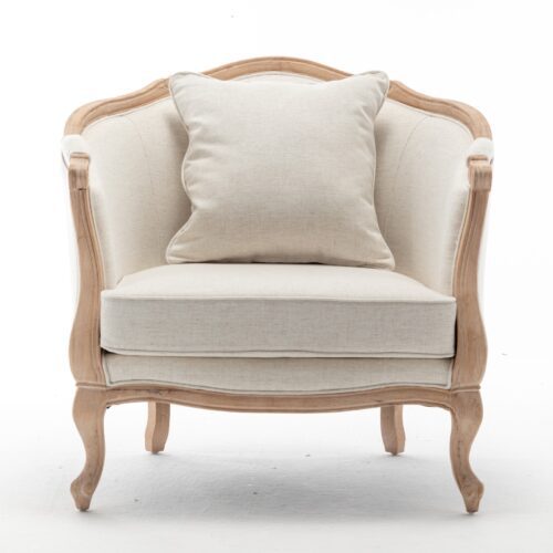 Louis Collection: Sessel "Louis" washed look 90 x 70 cm