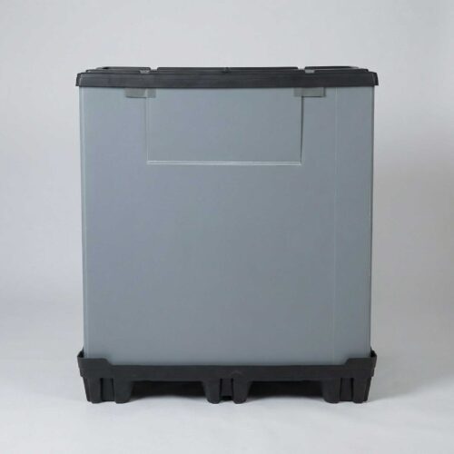 Palettenbox H120 mit Eingriffsklappe: L 120cm x B 80cm x H120cm faltbare Lagerbox NEU