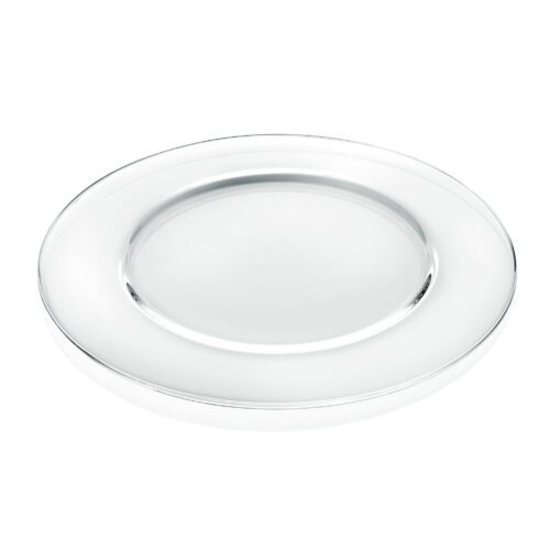 Clear glass placemat ⌀33cm