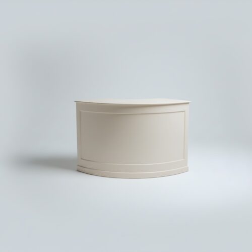 Mobile Bartheke macchiato beige 1/4 curved 171x76x106cm