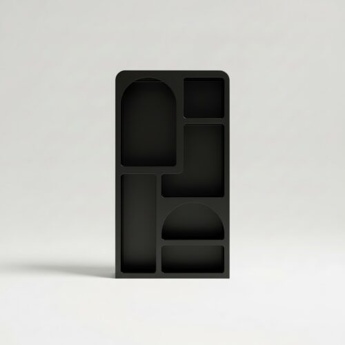 Bar Rückbuffet "cozy" 120x220x45cm schwarz