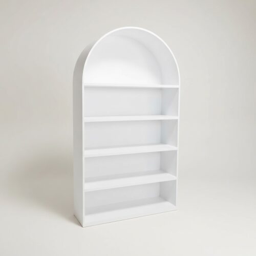 Bar Rückbuffet "round arch" für Gläser 120x210x42cm weiß