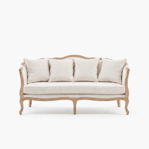 Louis Collection: Sofa "Louis" 2-Sitzer washed look 165 x 70 cm