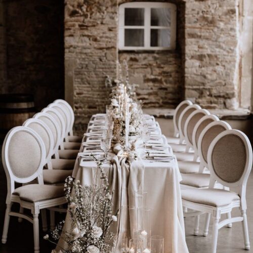 Sale: Used Louis chairs made of wood in white