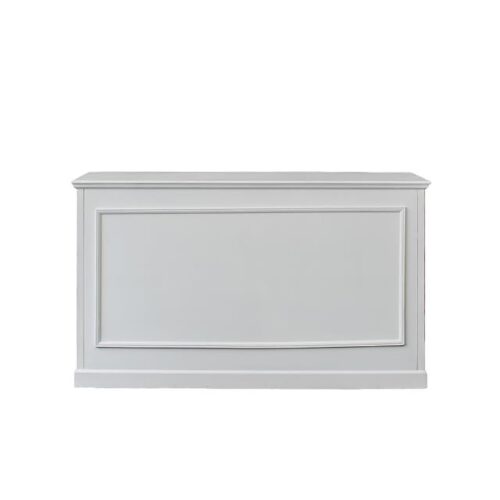 Mobile bar counter white rectangular 183x60x106cm