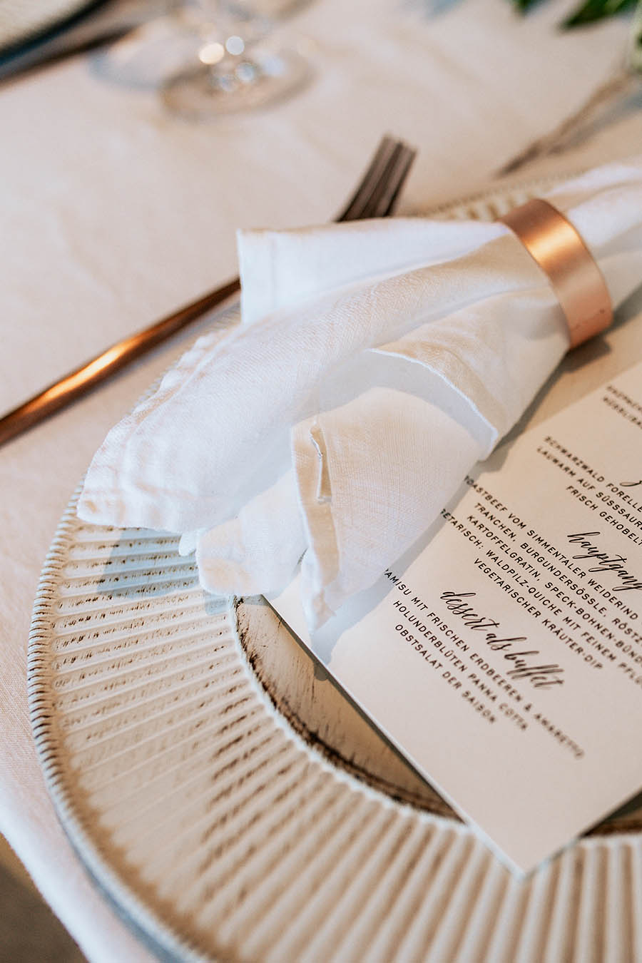 Riffled lime plate in white ⌀ 33 cm - Image 3