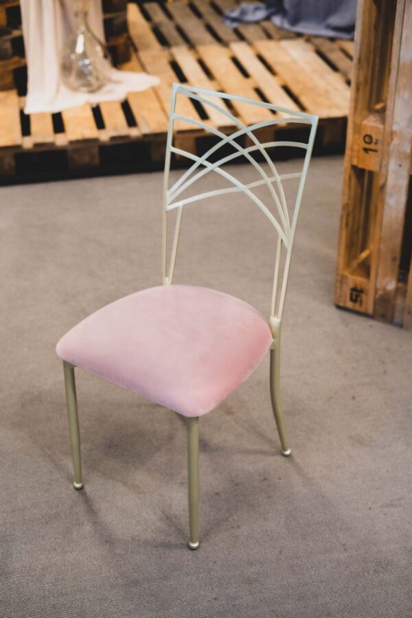 Seat cushion cover pink for Wedding Chameleon chair